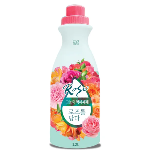 B&D Жидкий концентрат для стирки с ароматом розы, 1,2л