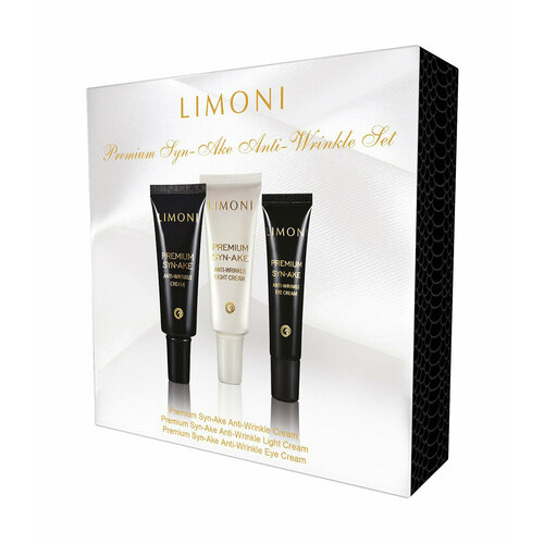 Набор для лица Limoni Premium Syn-Ake Anti-Wrinkle Care Set 4858₽