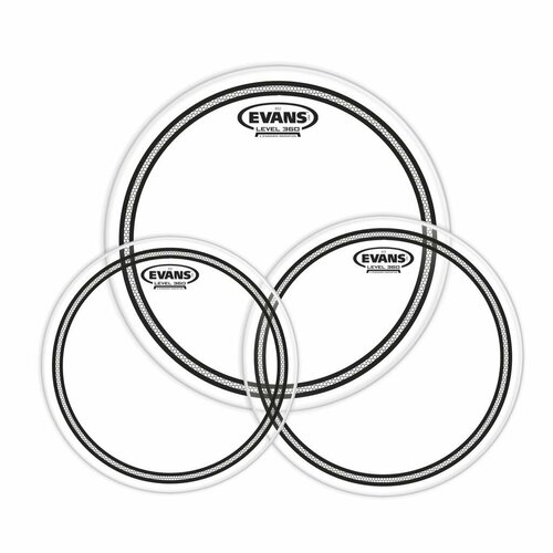 Пластики для томов прозрачные Evans ETP-EC2SCLR-S