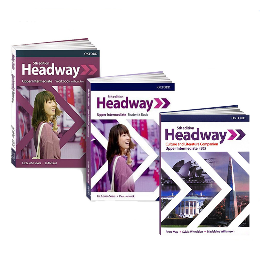 Headway Upper-intermediate 5th edition. Полный комплект: Учебник + Рабочая Тетрадь + CD/DVD
