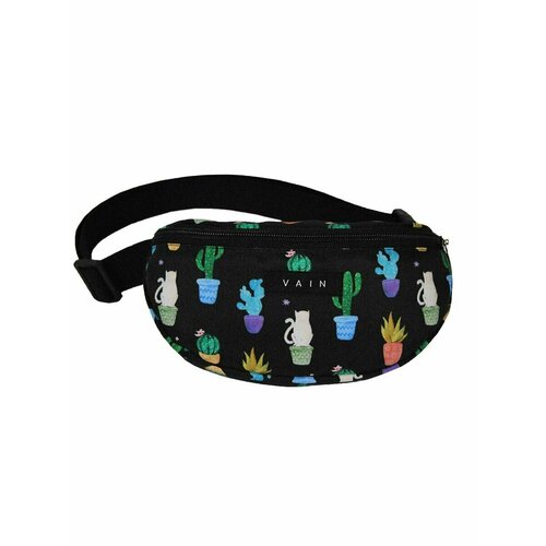 фото Сумка поясная vain сумка поясная с принтом, бежевый, зеленый