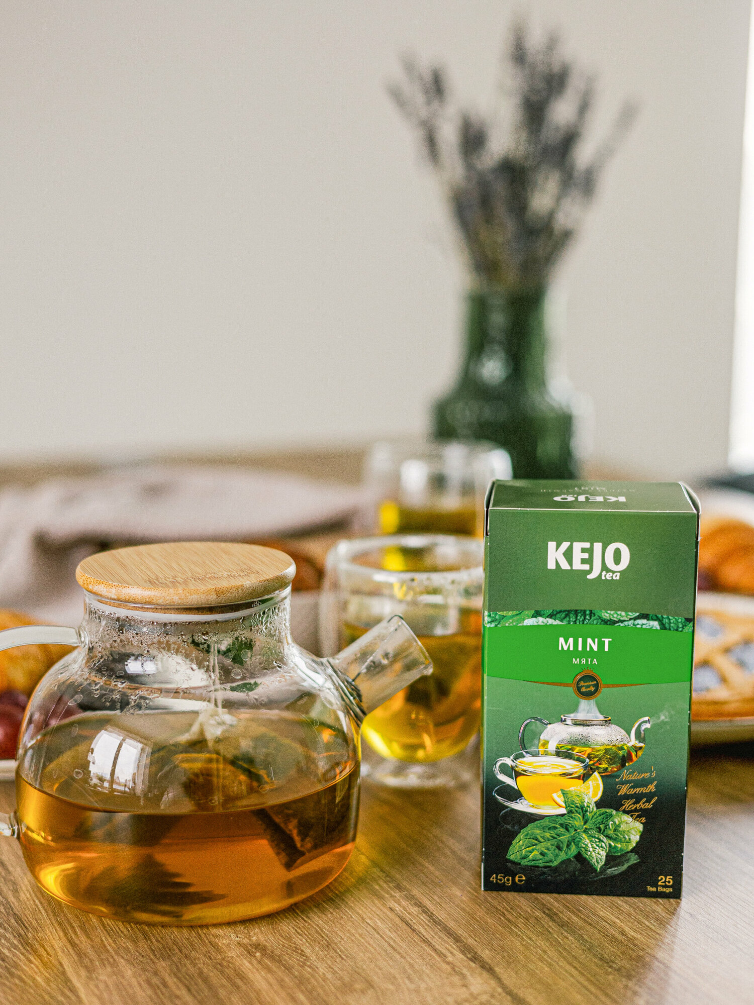 Мята KEJOfoods MINT в пакетиках 25*1,8гр картон - фотография № 17