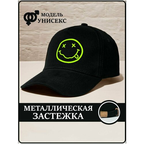 фото Бейсболка , размер 56/60, черный caplab