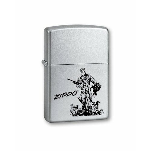 Зажигалка Duck Hunting с покр. Satin Chrome серебристая серебристый Zippo 205 Duck Hunting GS