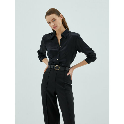 фото Рубашка koton, размер 48, черный