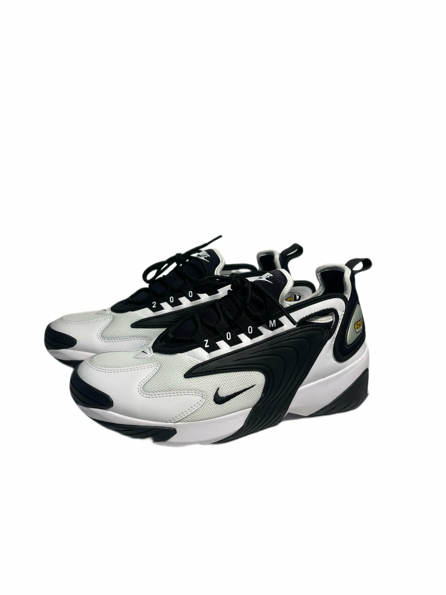 Кроссовки NIKE, размер 7.5, белый/черный — фото 1