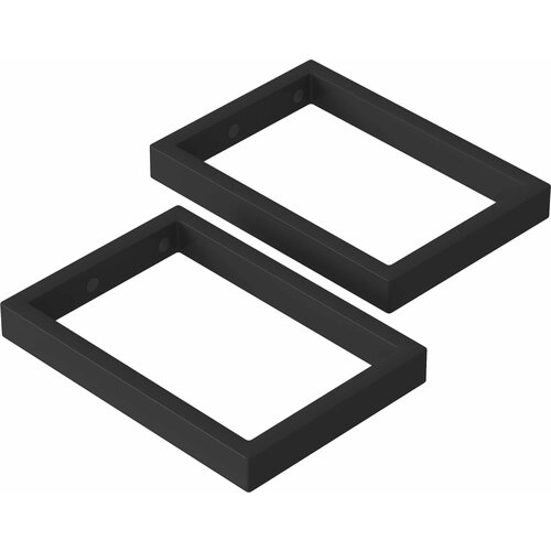 Кронштейн подвес.430х300 (25х50) в компл. 2 шт. Черный BAS