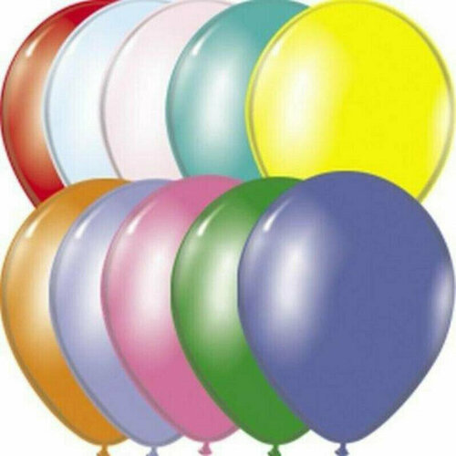 Воздушный шар Пати Бум Шары надувные Пастель+Декор 10шт Х-64, M12 /30см