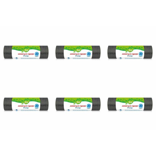 ECO LINE мешки Для мусора 30л 30 штуп 6 уп 536₽