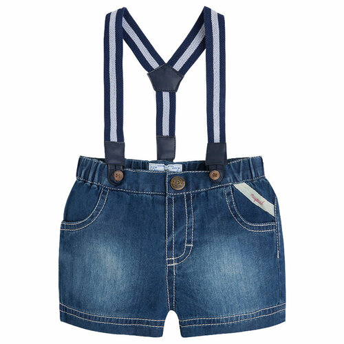 фото Шорты , размер 75, синий mayoral newborn