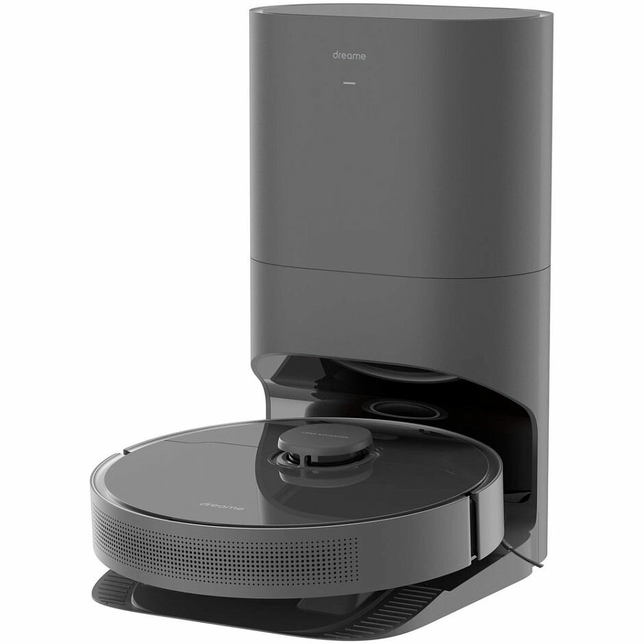 Робот-пылесос Dreame DreameBot Robot Vacuum and Mop D10s Plus, объем пылесборника 0,4 л, время автономной работы 150 мин, 4 режима работы, черный