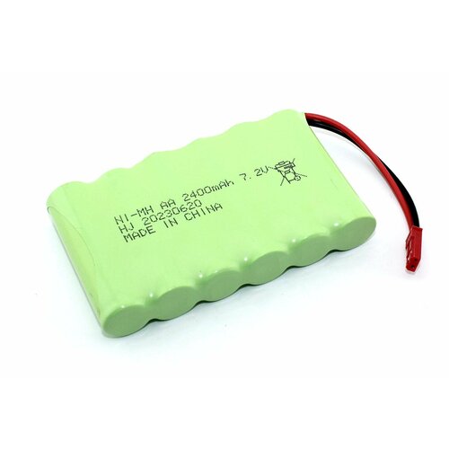 Аккумулятор Ni-Mh 6V 2400 mAh AA Flatpack разъем Tamiya батарейка литиевая lisun er14505 3 6v 2400 mah формат aa ls 6