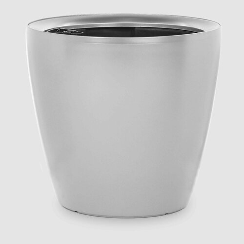 Кашпо с автополивом Green Sun d28см aq2826, серебро