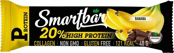 Батончик протеиновый Smartbar Protein с бананом в глазури 40г