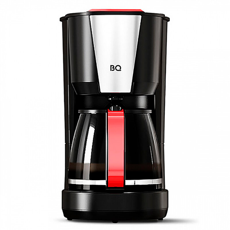 Кофеварка капельная BQ CM1008 1000Вт черный, красный - фотография № 2