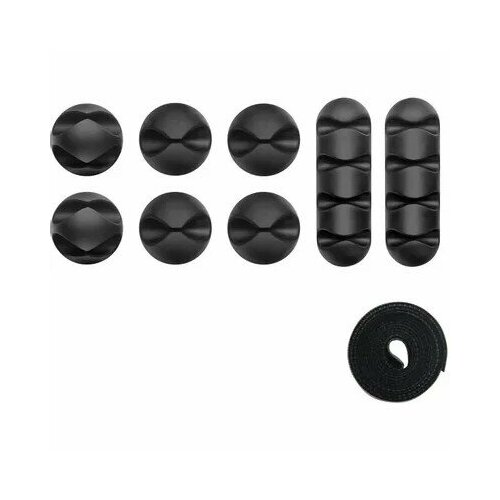 ONKRON Набор клипс для крепления бытовых проводов CM-1 Black 761₽