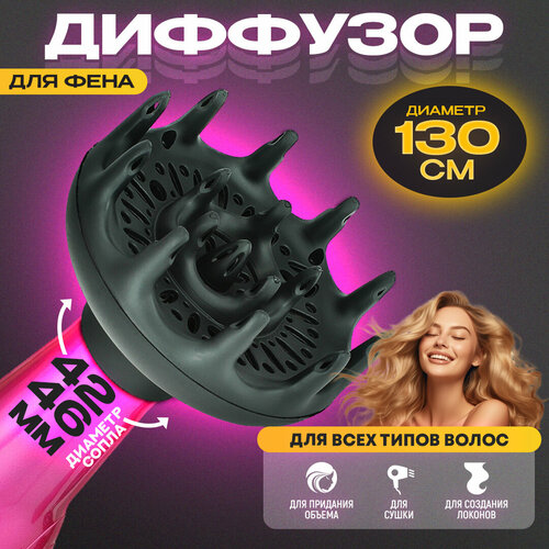 Диффузор для фена для кудрей насадка на фен с диффузором d 130 мм 57900₽