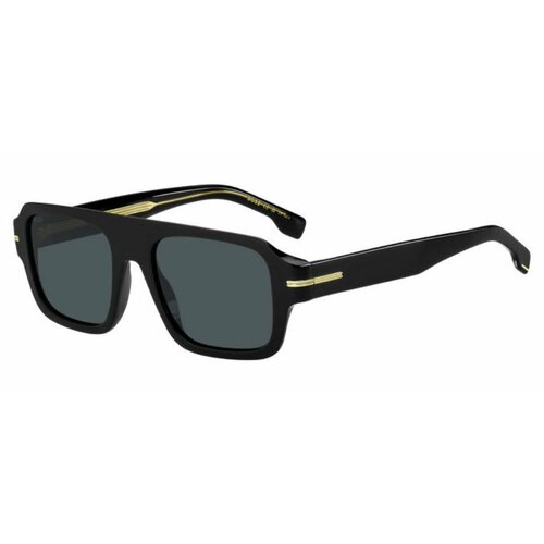 Солнцезащитные очки BOSS, черный boss boss 1523 s 807 с з очки