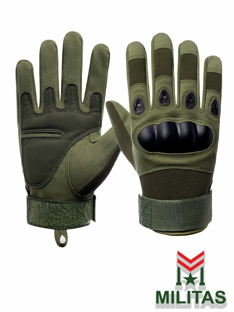 Тактические перчатки LP2038 L зеленые
