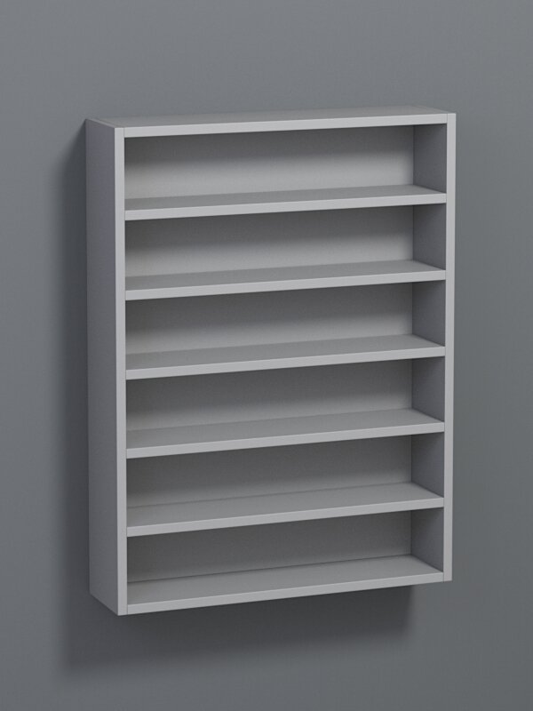 Полка настенная "вайб" №6, Серый. Производитель товара - компания Westcom.