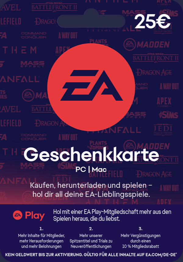 EA Gift Card €25 (PC)