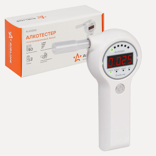 Изображение товара Алкотестер полупроводниковый белый (AIRLINE)