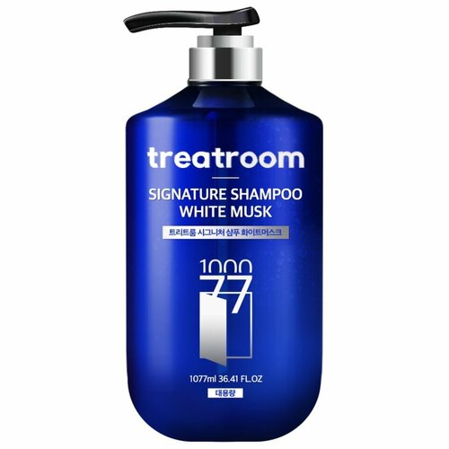 Treatroom Signature Shampoo White Musk Парфюмированный шампунь для волос с ароматом белого мускуса 1077мл парфюмерный шампунь с ароматом белого мускуса dr solution white musk perfume shampoo 300мл