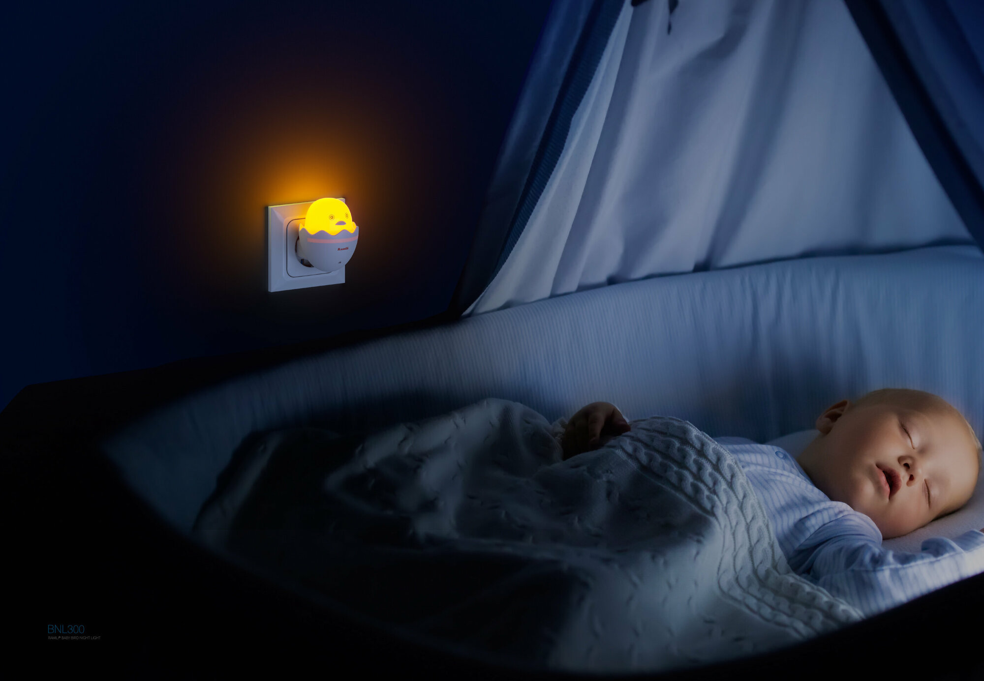Обзор: Автоматический детский ночник Ramili Baby BNL300