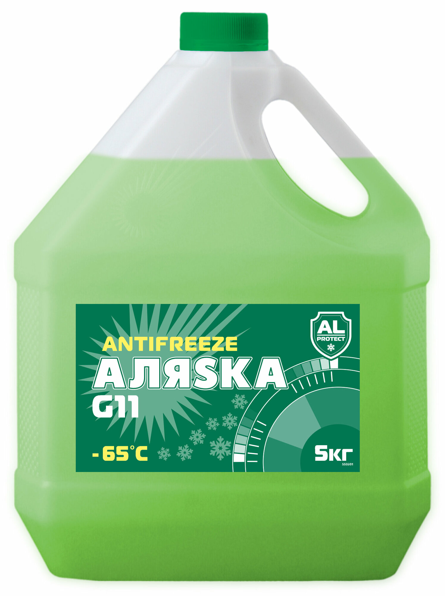 Антифриз Аляска green - 65 5 кг DELFIN GROUP 5555 | цена за 1 шт