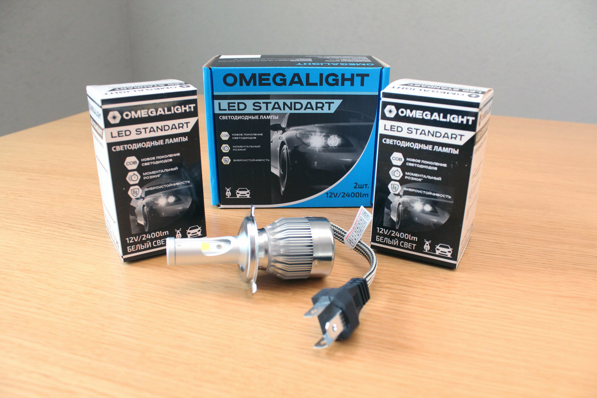 Светодиод LED Standart 3000K H8/H9/H11 2400lm (1шт) Omegalight OMEGALIGHT OLLED3KH11ST1 | цена за 1 шт