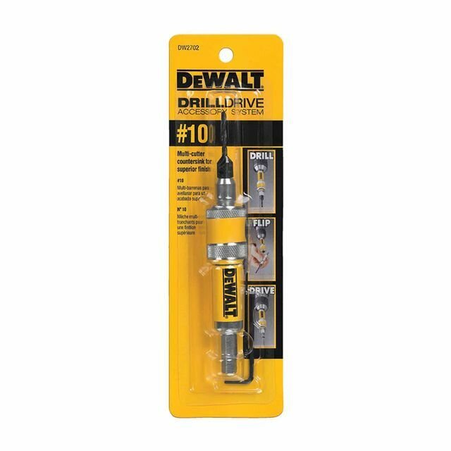 Набор "FLIP&DRIVE" №10 (соединитель, зенкер, пилотное сверло, Ph2) DeWALT DW2702/DT7602 — фото 1