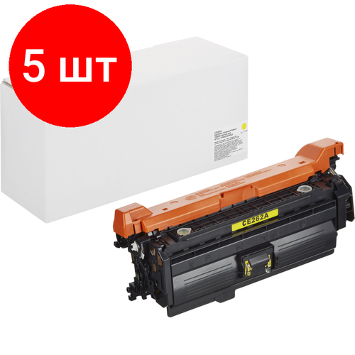 картридж hp ce262a clj cp4025 4525 11k yellow superfine Комплект 5 штук, Картридж лазерный Retech CE262A жел. для HP CLJ CP4025/CP4525