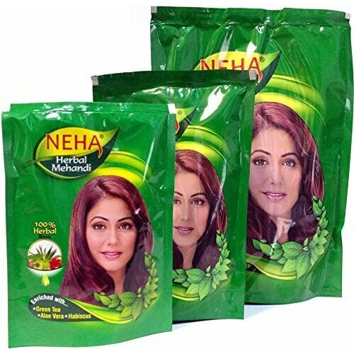 Хна натуральная для волос Хербал Механди Неха (Herbal Mehandi hair Neha) 500г