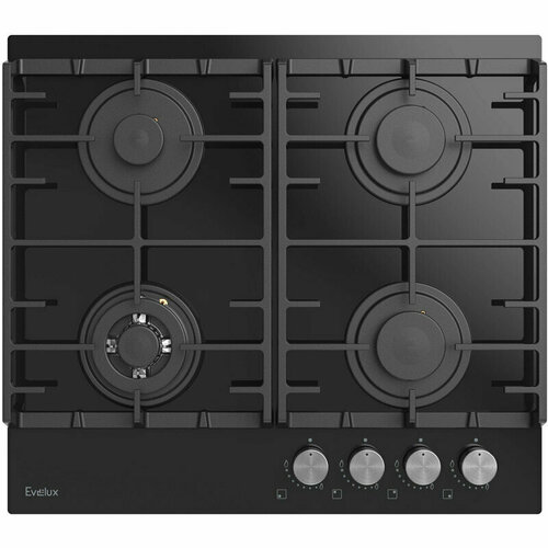 Варочная панель газовая EVELUX HEG 650 BG черная 2589000₽