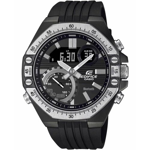 Наручные часы CASIO Edifice ECB-10TP-1A, черный, серебряный наручные часы casio edifice ecb 10tp 1a черный