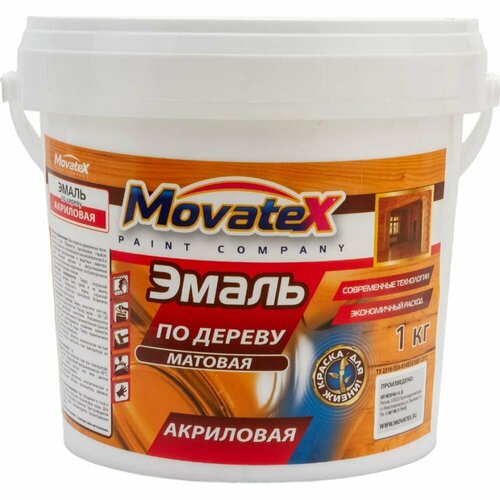 Акриловая эмаль по дереву Movatex Т03407