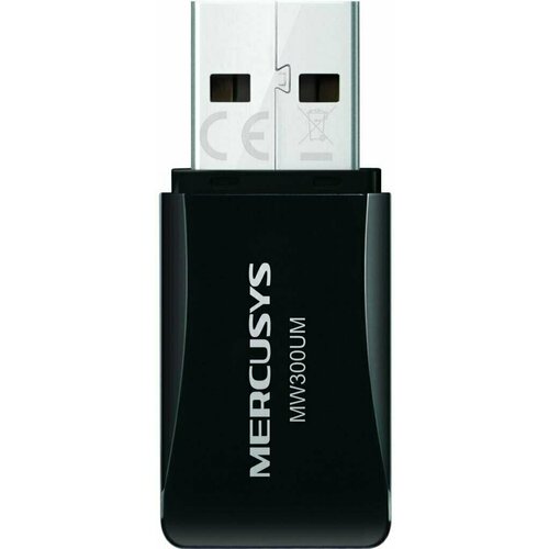 Mercusys MW300UM USB 2.0 (ант. внутр.) 1ант.