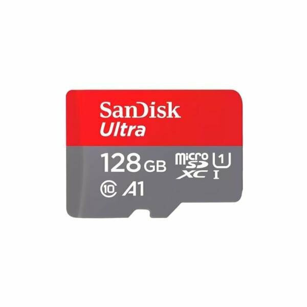 Карта памяти SanDisk microSDXC 128GB Ultra Class 10 UHS-I A1 (SDSQUAB-128G-GN6MN)