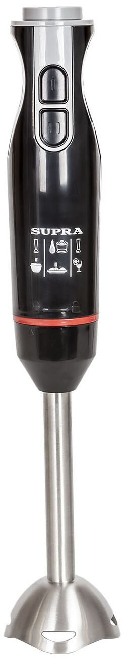 Блендер Supra , погружной, черный/красный - фото №17