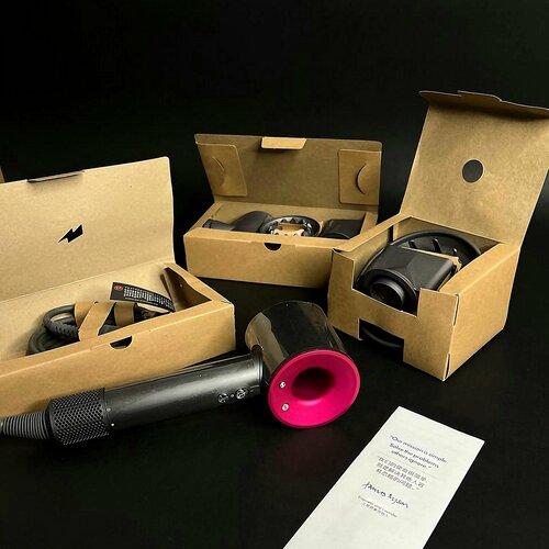 Профессиональный фен для волос с ионизацией HD08 5 насадок Малайзия 600000₽