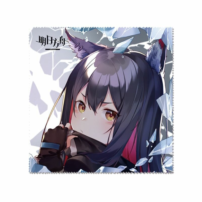 Аниме платок для очков 15х15 тряпочка для уборки  arknights