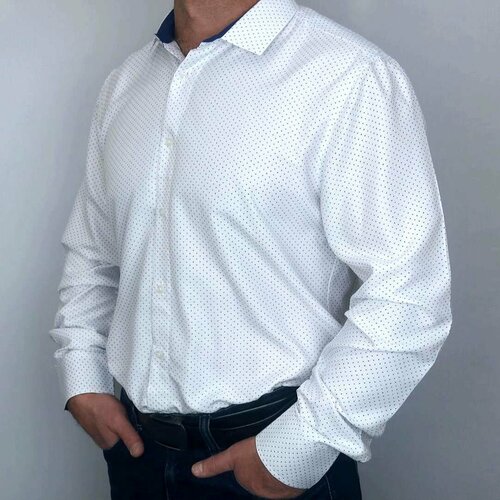 фото Рубашка , размер 3xl, белый alexander matin