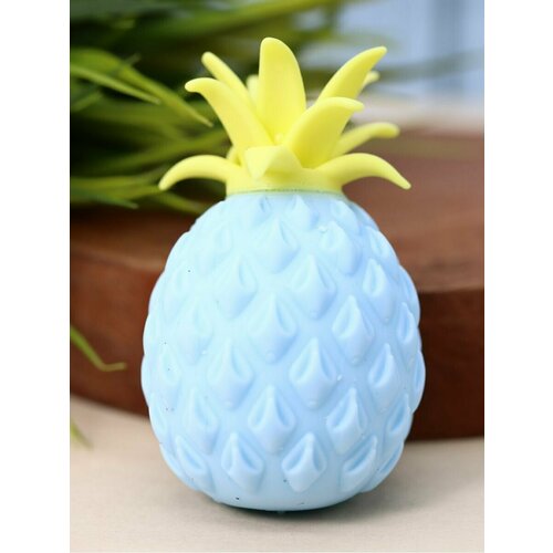 Сквиш Игрушка антистресс ананас Pineapple squeeze toy blue 8 х 45 х 4 см 314₽