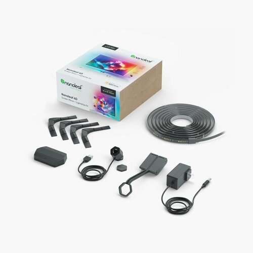 Цветная светодиодная подсветка Nanoleaf 4D Screen Mirror + Lightstrip Kit для ТВ до 85 (NF082K02-52LS)