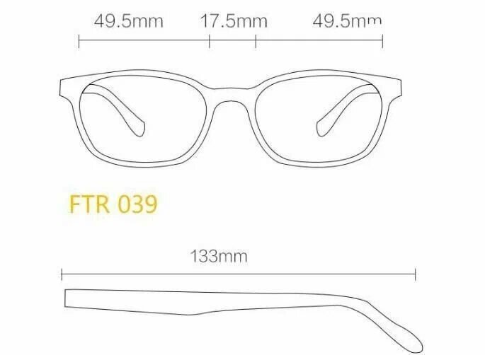 Компьютерные детские защитные очки Xiaomi Turok Steinhardt от синего излучения, Цвет: Синий — фото 1