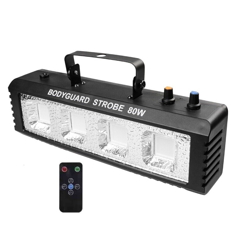 Strobe LED 80W IR Cветодиодный стробоскоп для дискотеки с пультом