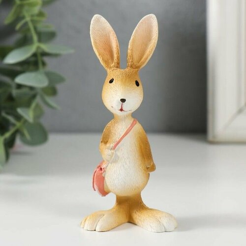 Сувенир полистоун Зайка с сумкой через плечо 5х35х11 см 781₽