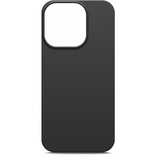 Чехол (клип-кейс) BORASCO Silicone case, для Apple iPhone 14 Pro, черный [70803]