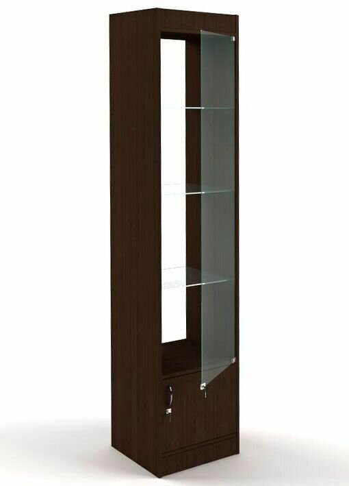 фото Витрина "Универсал" №164-45 (с дверьми), Венге