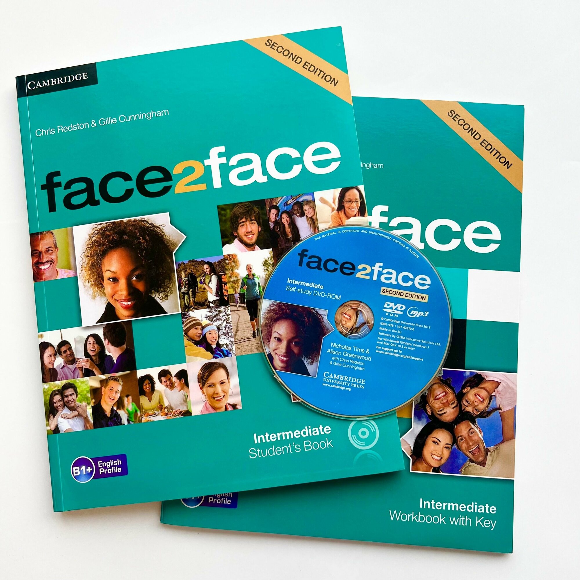 Face2face intermediate полный комплект: Student's Book and Workbook (учебник + рабочая тетрадь)+CD диск